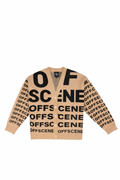 OFFSCENE Pattern Cardigan - Beige