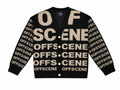 OFFSCENE Pattern Cardigan - Black & Beige
