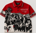 PRE-ORDER - 5 WEEKS TURNAROUND - OffScene Riviera Knit Polo Red