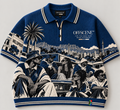 PRE-ORDER - 5 WEEKS TURNAROUND - OffScene Riviera Knit Polo Navy