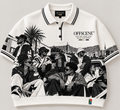PRE-ORDER - 5 WEEKS TURNAROUND - OffScene Riviera Knit Polo White
