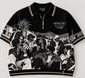 PRE-ORDER - 5 WEEKS TURNAROUND - OffScene Riviera Knit Polo Black